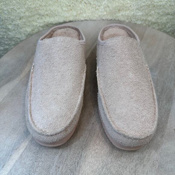 Sperry Top-Sider Moc-Sider Womens Rose Suede Mules Size 8.5 Lined Slippers New - Picture 3 of 13